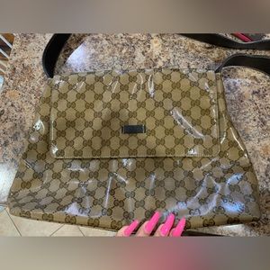 Gucci crystal messenger bag